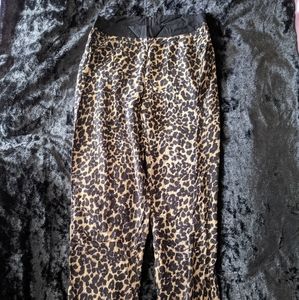 Forever 21 leopard pants
